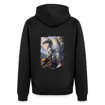 Cerf-volant - Veste à capuche bio Premium Unisexe - noir - Dos - Nico (187cm)