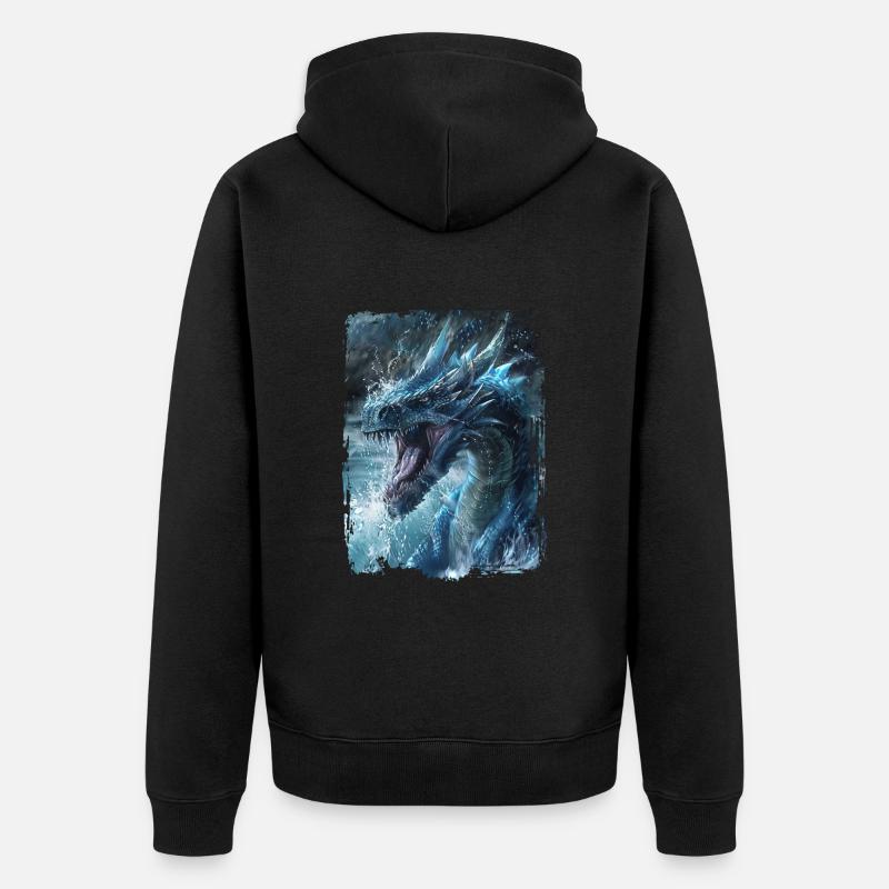 Cerf-volant - Veste à capuche bio Premium Unisexe - noir