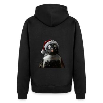 Pingouin - Veste à capuche bio Premium Unisexe - noir - Dos - Nico (187cm)