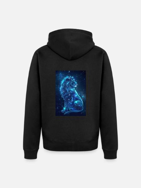 Verseau - Veste à capuche bio Premium Unisexe - noir