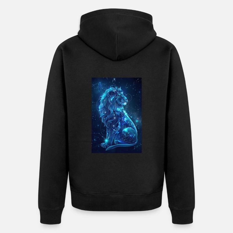 Verseau - Veste à capuche bio Premium Unisexe - noir
