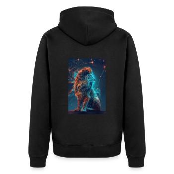 Capricorne - Veste à capuche bio Premium Unisexe - noir - Dos - Nico (187cm)