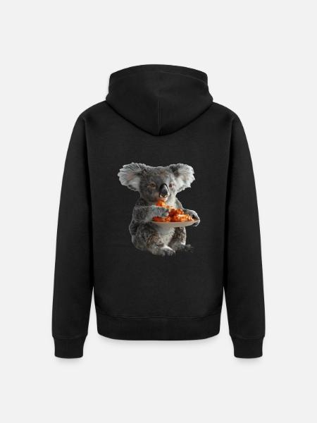 Koala - Veste à capuche bio Premium Unisexe - noir