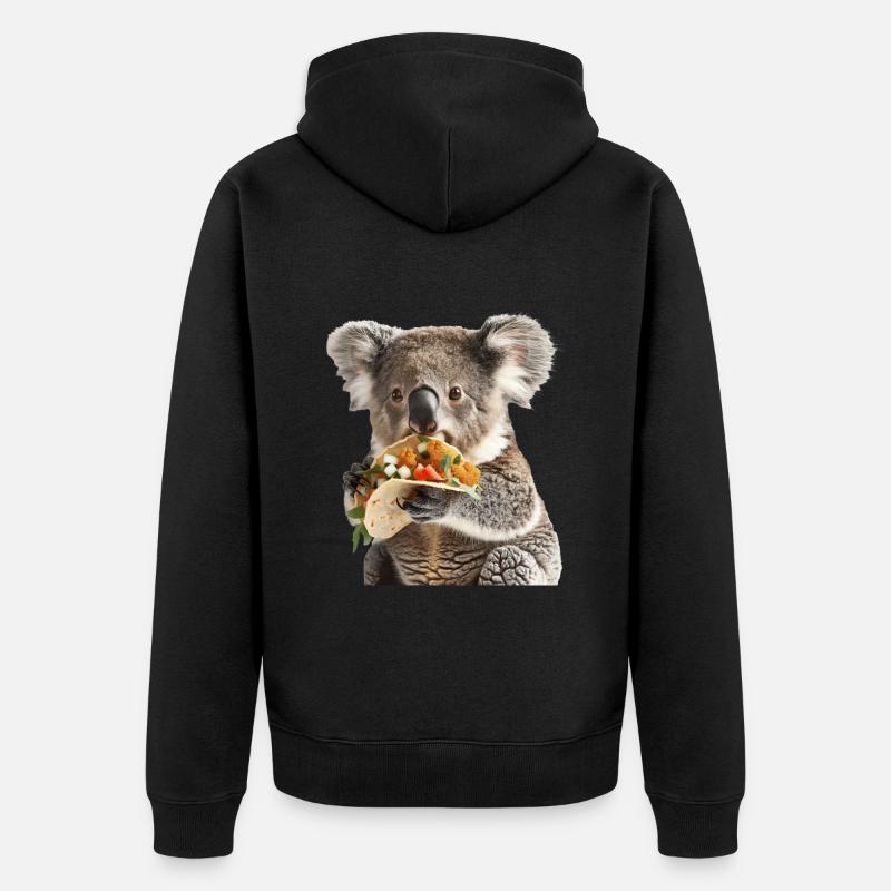 Koala - Veste à capuche bio Premium Unisexe - noir