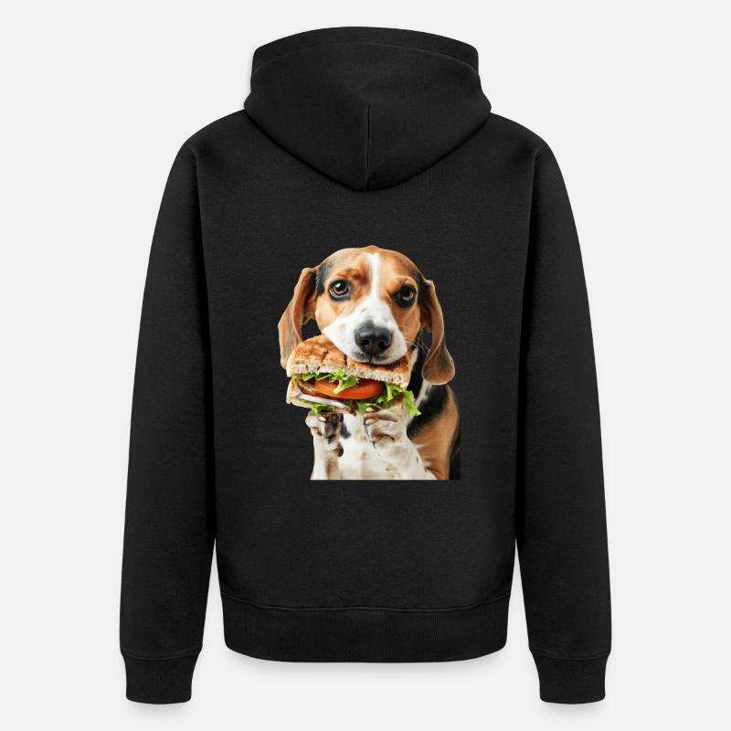 Beagle - Veste à capuche bio Premium Unisexe - noir