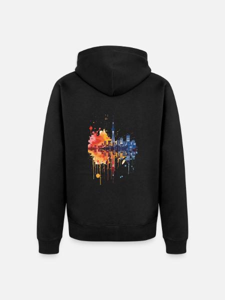 Kani - Veste à capuche bio Premium Unisexe - noir
