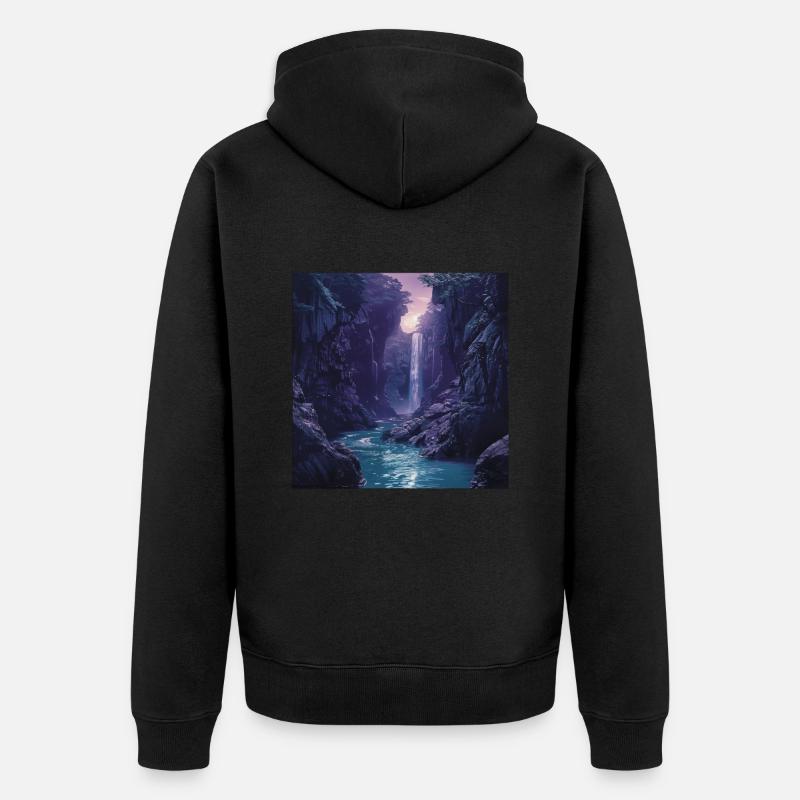 Japon - Veste à capuche bio Premium Unisexe - noir