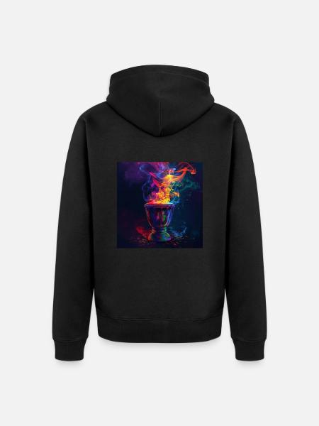 Percussion - Veste à capuche bio Premium Unisexe - noir