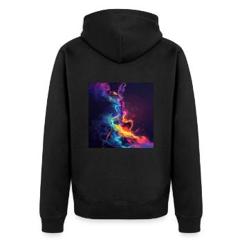Guitare - Veste à capuche bio Premium Unisexe - noir - Dos - Nico (187cm)