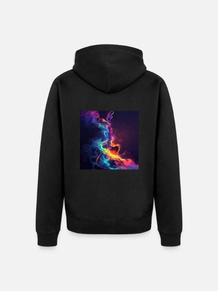 Gitarre - Unisex Premium Bio Zip Hoodie - Schwarz