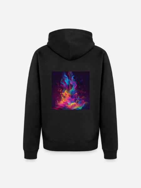 Guitare - Veste à capuche bio Premium Unisexe - noir