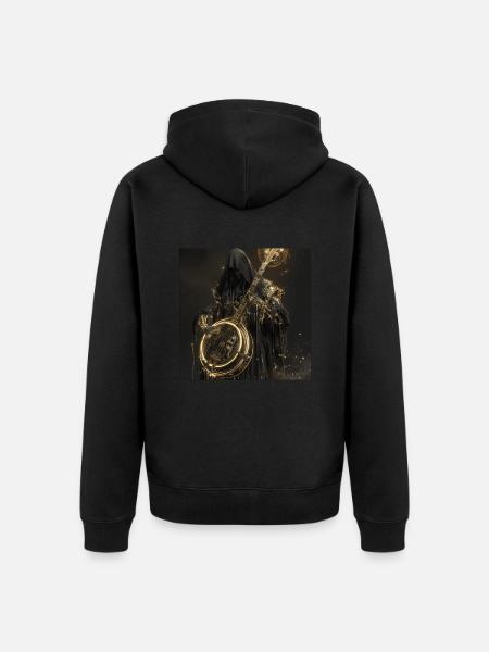 Banjo - Unisex Premium Bio Zip Hoodie - Schwarz