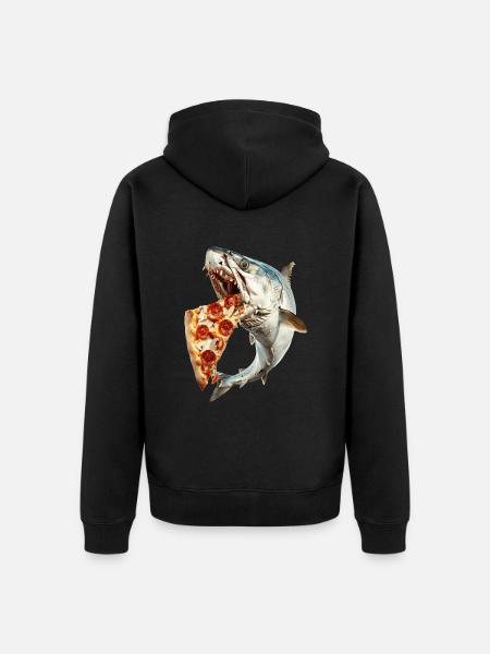 Tarpon - Unisex Premium Bio Zip Hoodie - Schwarz