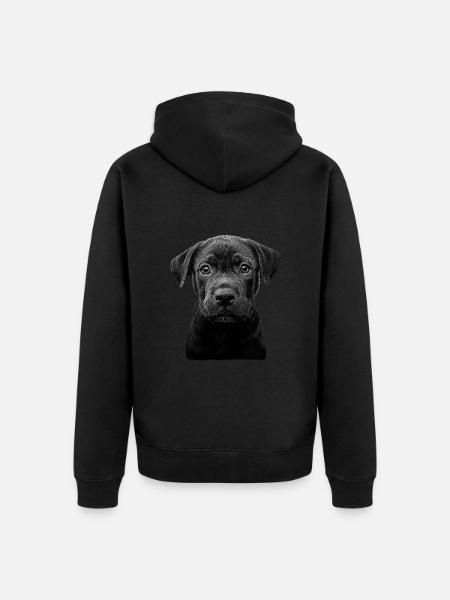 Cane Corso - Unisex Premium Bio Zip Hoodie - Schwarz
