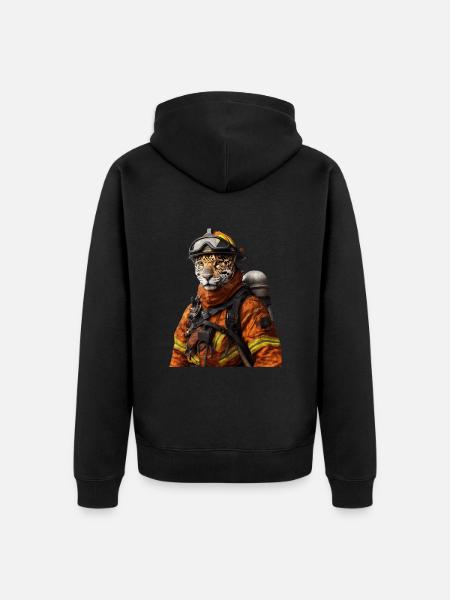 Jaguar - Unisex Premium Bio Zip Hoodie - Schwarz