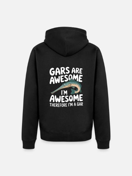Gar - Unisex Premium Bio Zip Hoodie - Schwarz