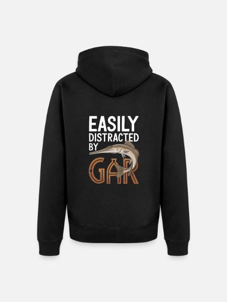 Gar - Unisex Premium Bio Zip Hoodie - Schwarz