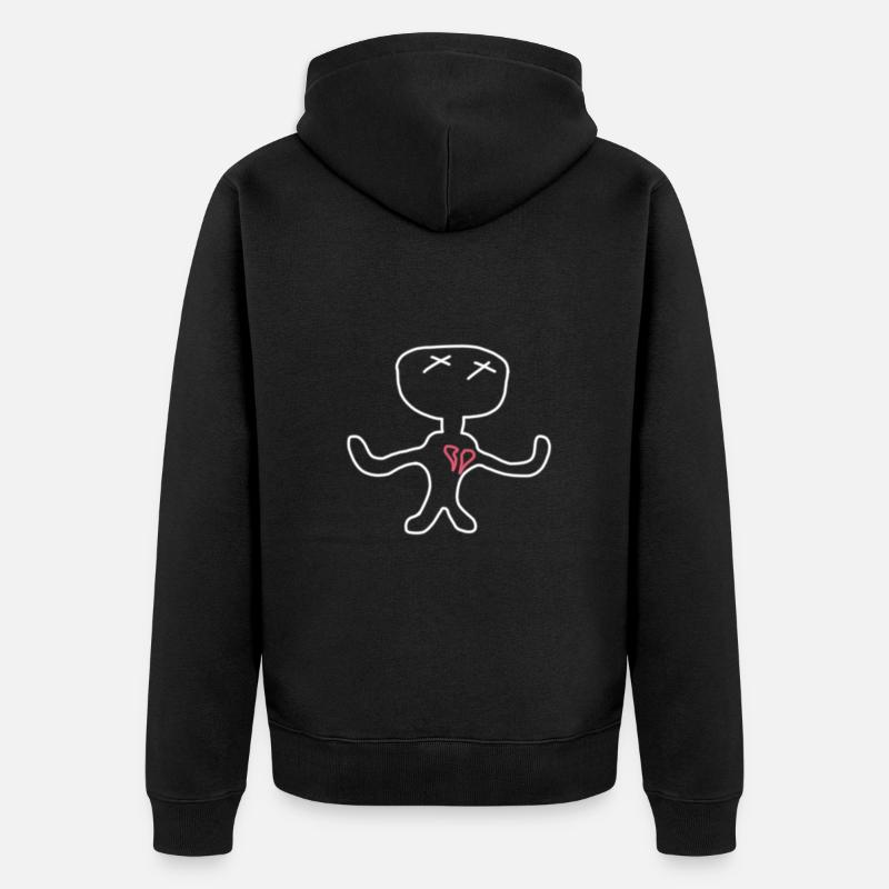 Navré - Veste à capuche bio Premium Unisexe - noir
