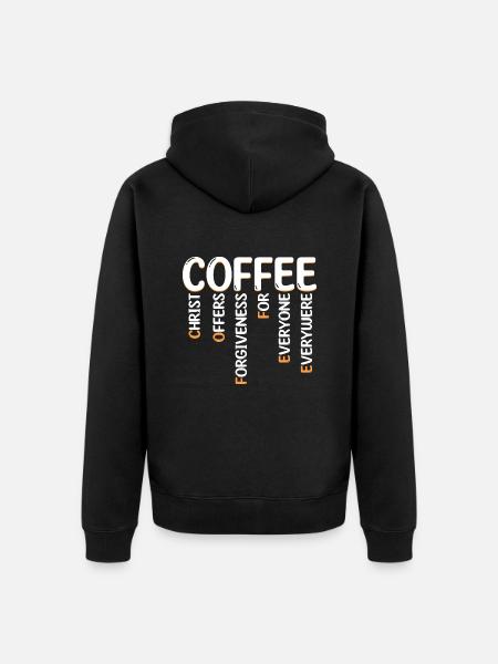 Humour Café Chrétien Voyage Chrétien - Ekologisk premiumluvjack unisex - svart