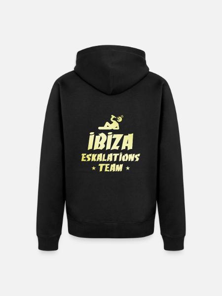 Ibiza Escalation - Unisex Premium Organic Zip Hoodie - black