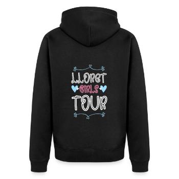 Lloret De Mar Girls Tour Coeur - Veste à capuche bio Premium Unisexe - noir - Dos - Nico (187cm)