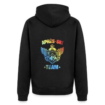 Équipe d’après-ski Bunt - Veste à capuche bio Premium Unisexe - noir - Dos - Nico (187cm)
