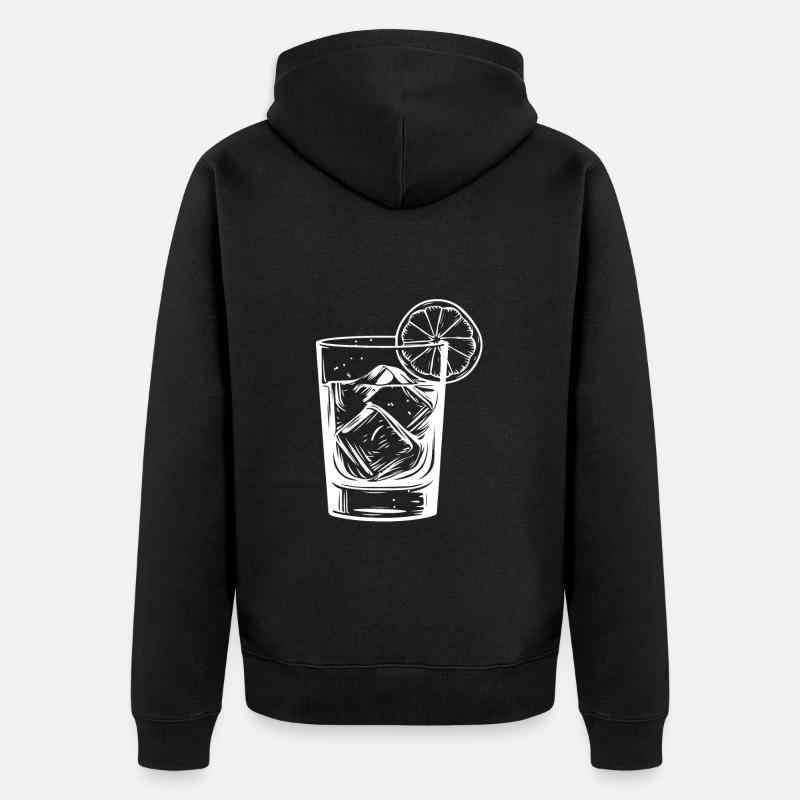 Boisson à la limonade - Veste à capuche bio Premium Unisexe - noir