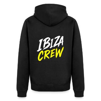 Équipage Ibiza - Veste à capuche bio Premium Unisexe - noir - Dos - Nico (187cm)