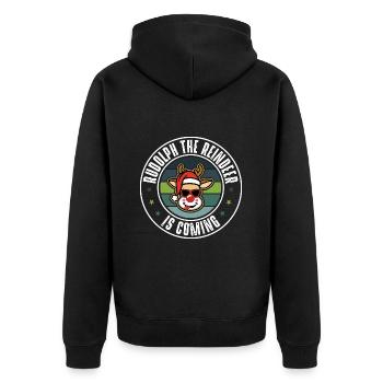 Rudolph - Veste à capuche bio Premium Unisexe - noir - Dos - Nico (187cm)