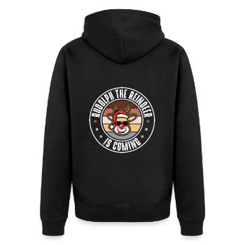 Rudolph - Veste à capuche bio Premium Unisexe - noir - Dos - Nico (187cm)