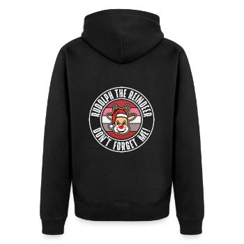 Rudolph - Veste à capuche bio Premium Unisexe - noir - Dos - Nico (187cm)