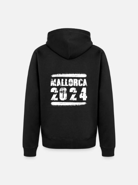 Mallorca 2024 Team - Unisex Premium Organic Zip Hoodie - black