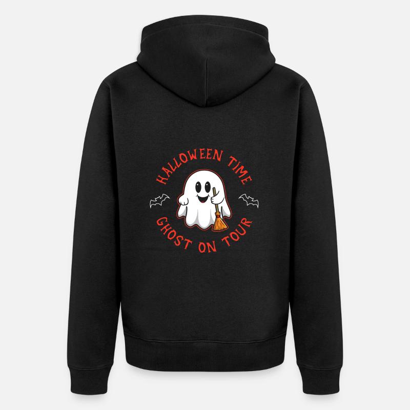 C’est l’heure de l - Veste à capuche bio Premium Unisexe - noir