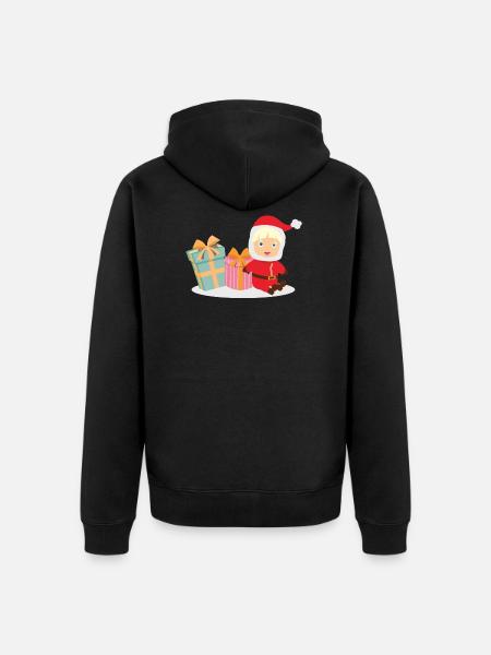 cadeaux bébé - Veste à capuche bio Premium Unisexe - noir