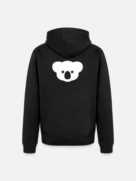 Koala are GEIL - Unisex Premium Organic Zip Hoodie - black