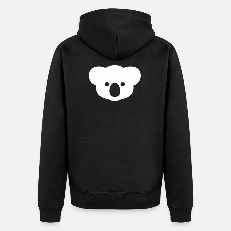 Koala sont GEIL - Veste à capuche bio Premium Unisexe - noir