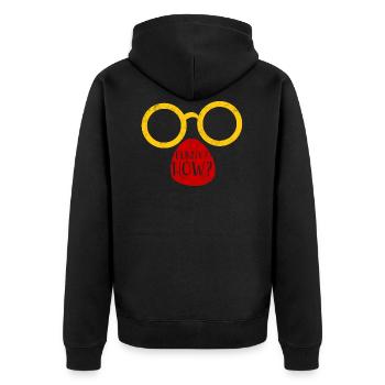 Clown: Funny? How? - Gift - Unisex Premium Organic Zip Hoodie - black - Back - Nico (187cm)