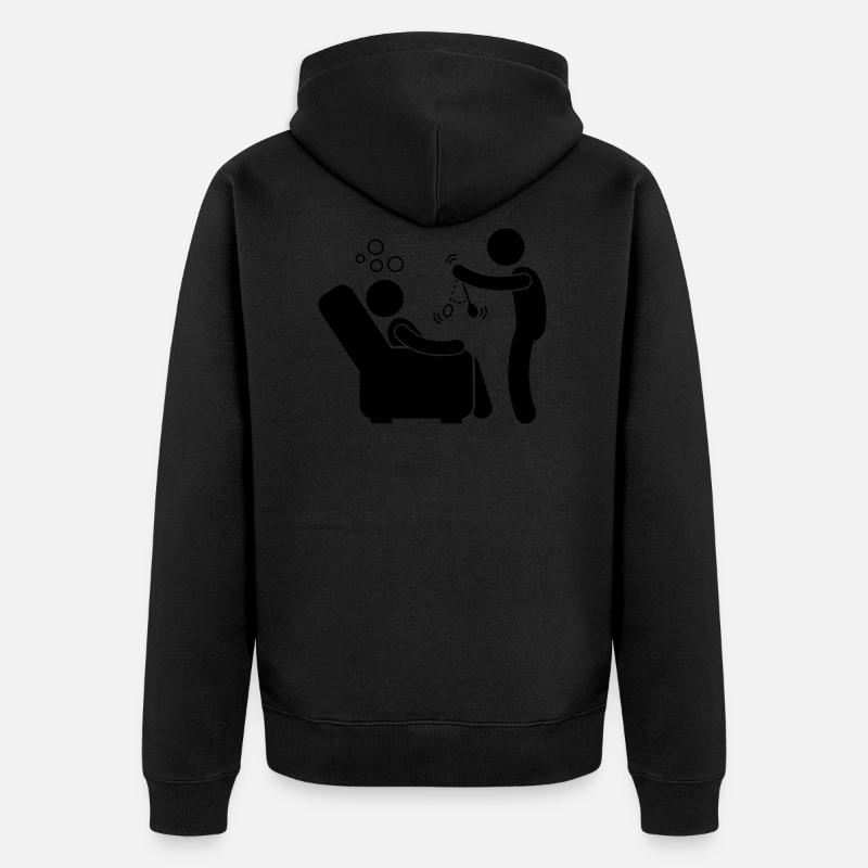 L'hypnose - Hypnotic - Veste à capuche bio Premium Unisexe - noir