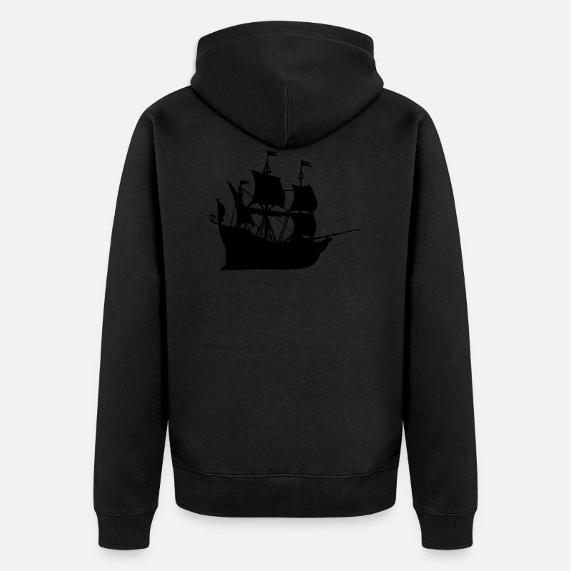 Bateau cadeau idée - Veste à capuche bio Premium Unisexe - noir
