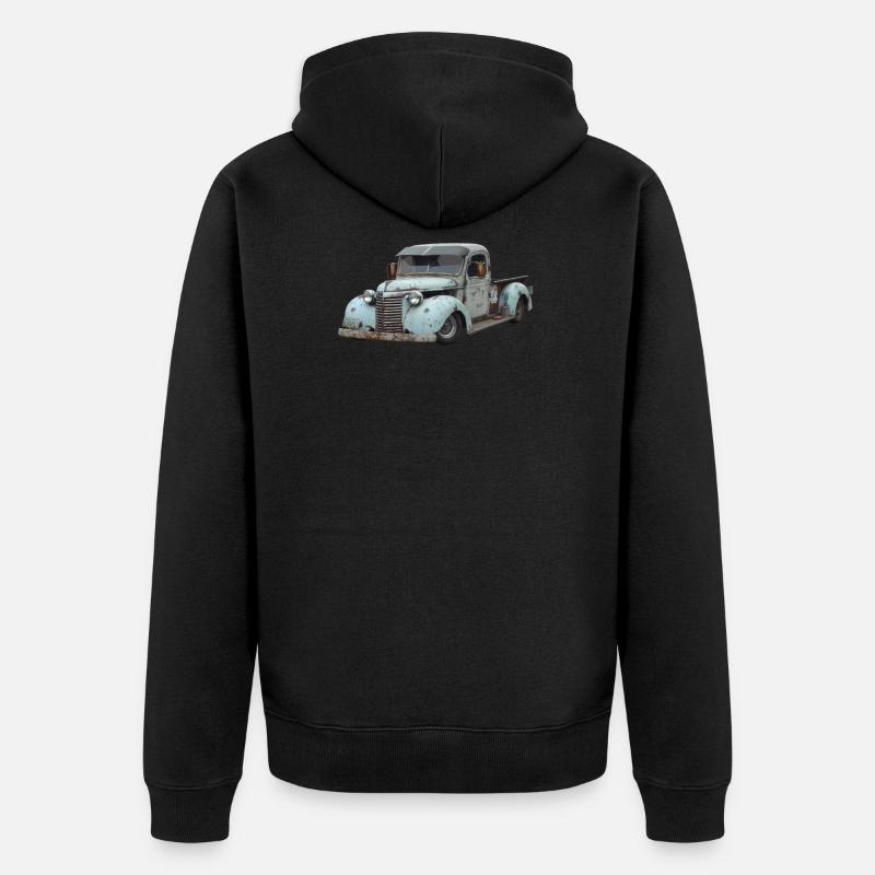 Oldtimer Pick Up - Veste à capuche bio Premium Unisexe - noir