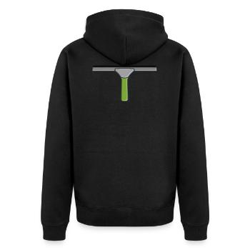 Nettoyage Nettoyage Nettoyage dame balai wischmop1 - Veste à capuche bio Premium Unisexe - noir - Dos - Nico (187cm)