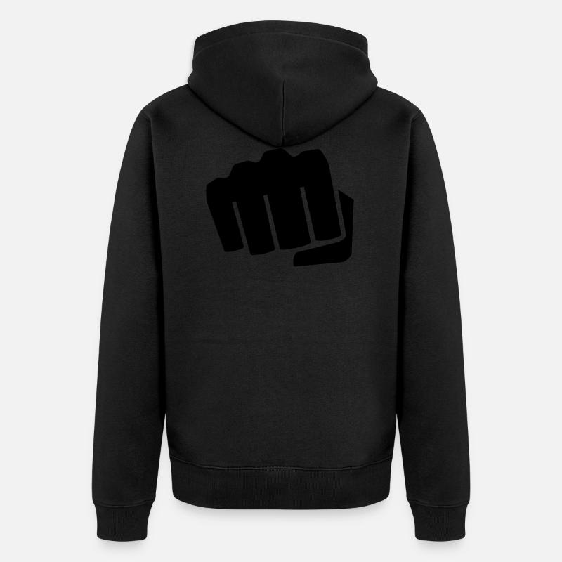 Faust - Unisex Premium Bio Zip Hoodie - Schwarz