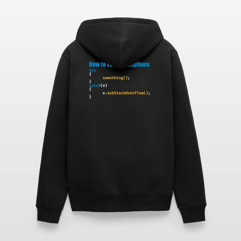 Programmierer, Software, Informatik, Developer Unisex Premium Bio Zip Hoodie