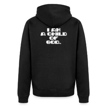 Child of God - Veste à capuche bio Premium Unisexe - noir - Dos - Nico (187cm)