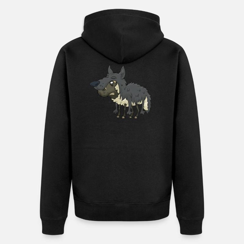 mouton - Veste à capuche bio Premium Unisexe - noir