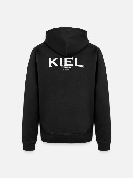 keel - Unisex Premium Organic Zip Hoodie - black