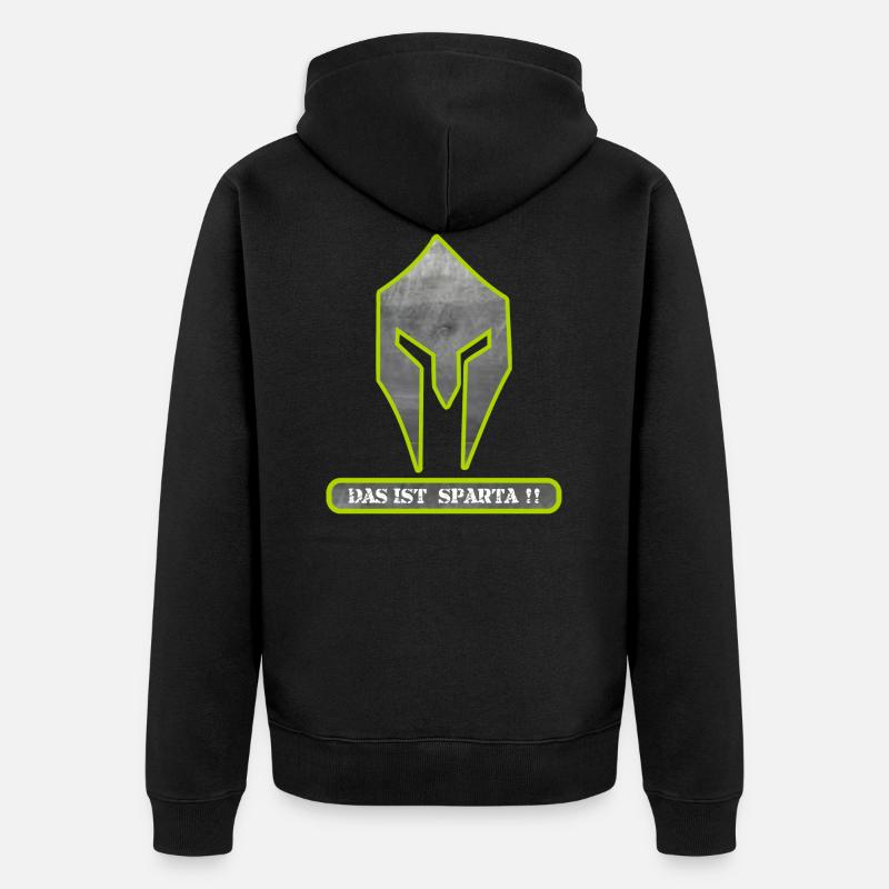Sparte - C’est Sparta - Veste à capuche bio Premium Unisexe - noir
