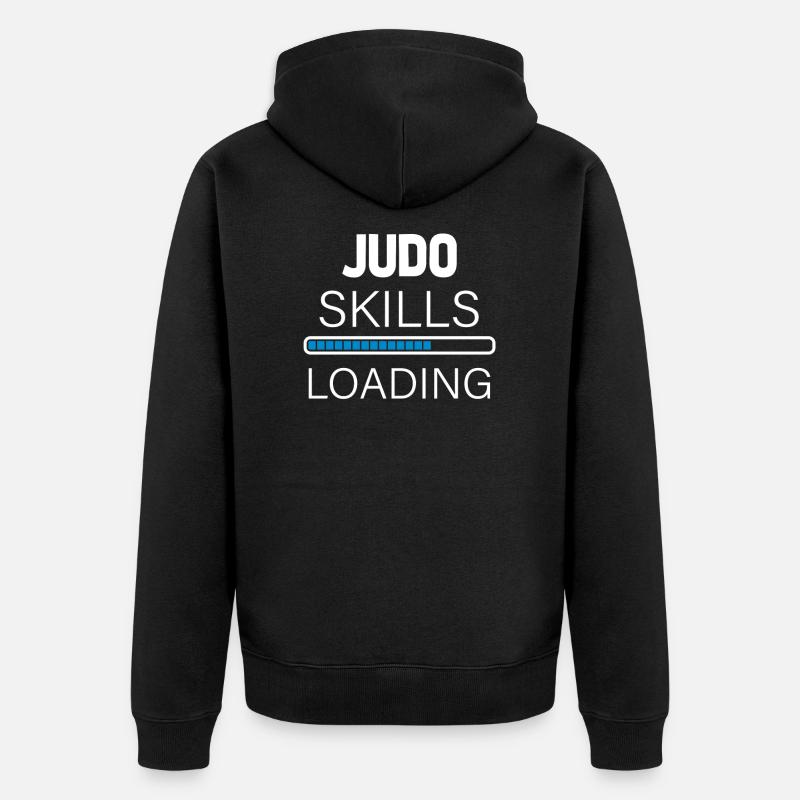 Judo - Veste à capuche bio Premium Unisexe - noir