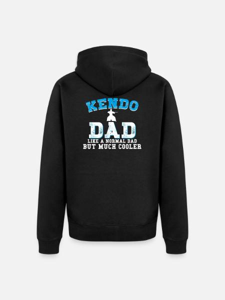 Kendo - Unisex Premium Organic Zip Hoodie - black