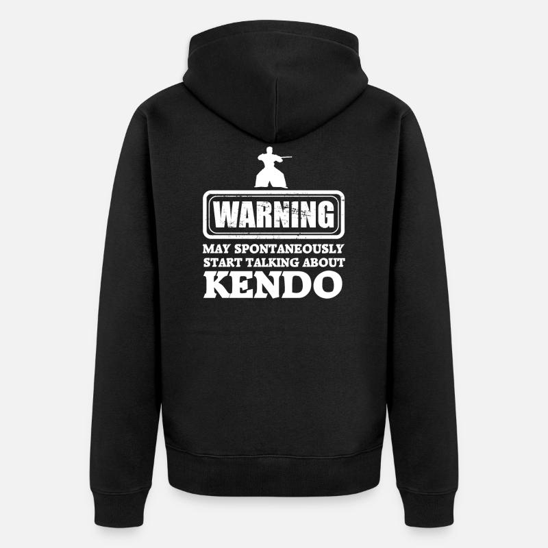 Kendo - Veste à capuche bio Premium Unisexe - noir